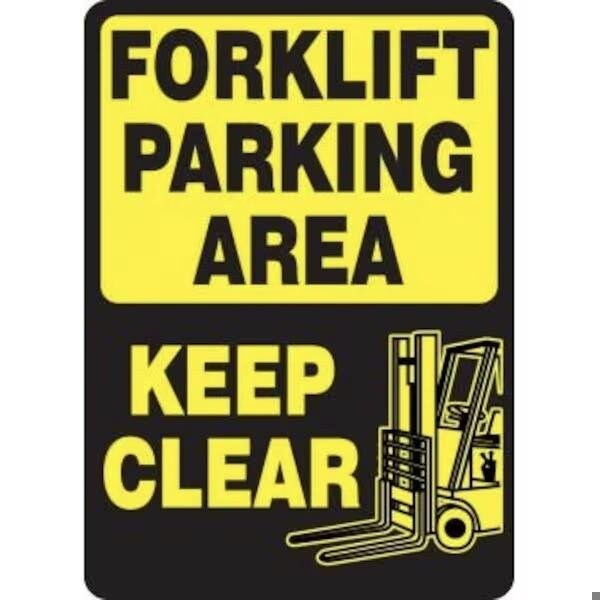 Accuform FORKLIFT PARKING AREA SAFETY MVHR578XT MVHR578XT - main